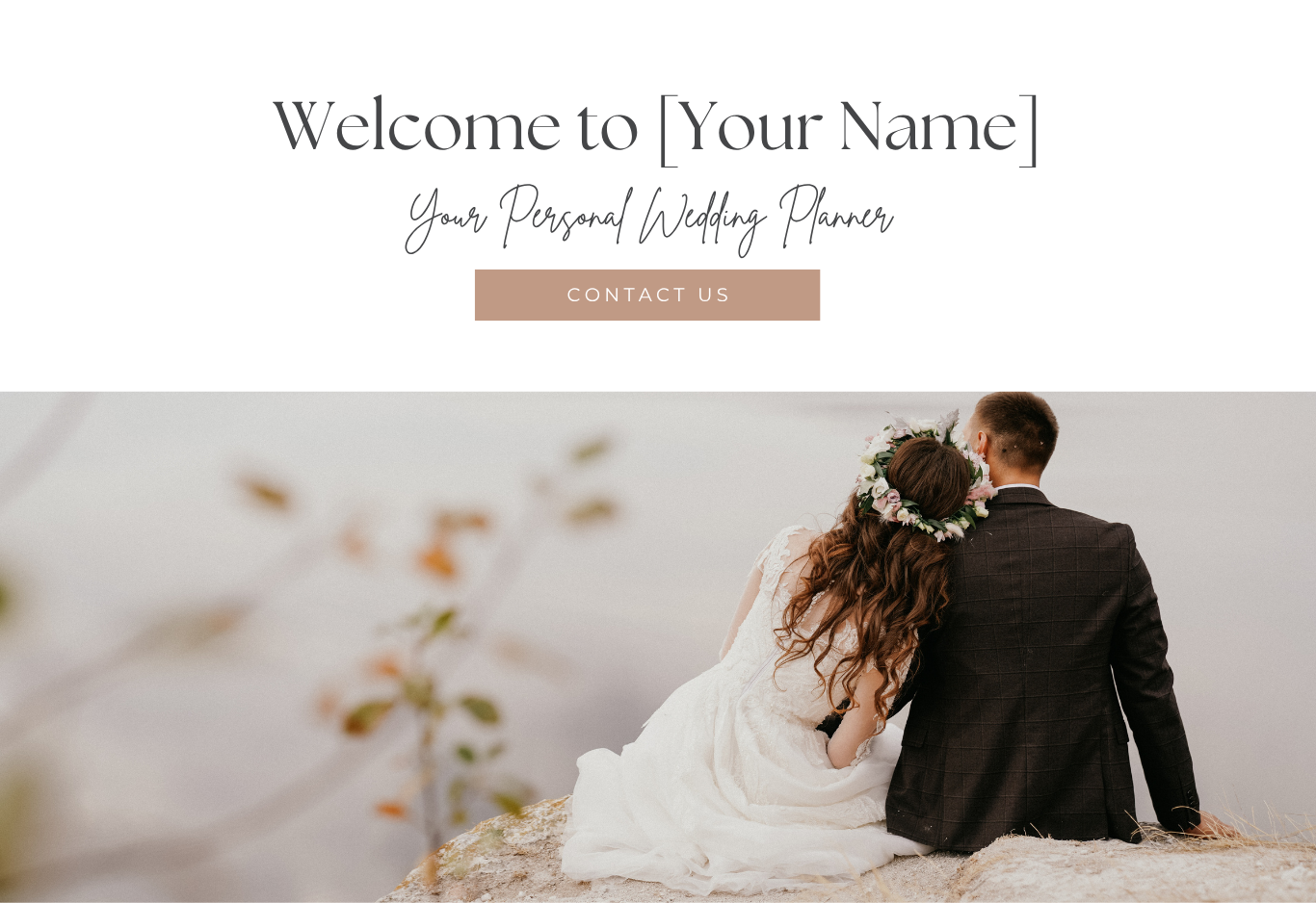 Wedding Planner Website Template 