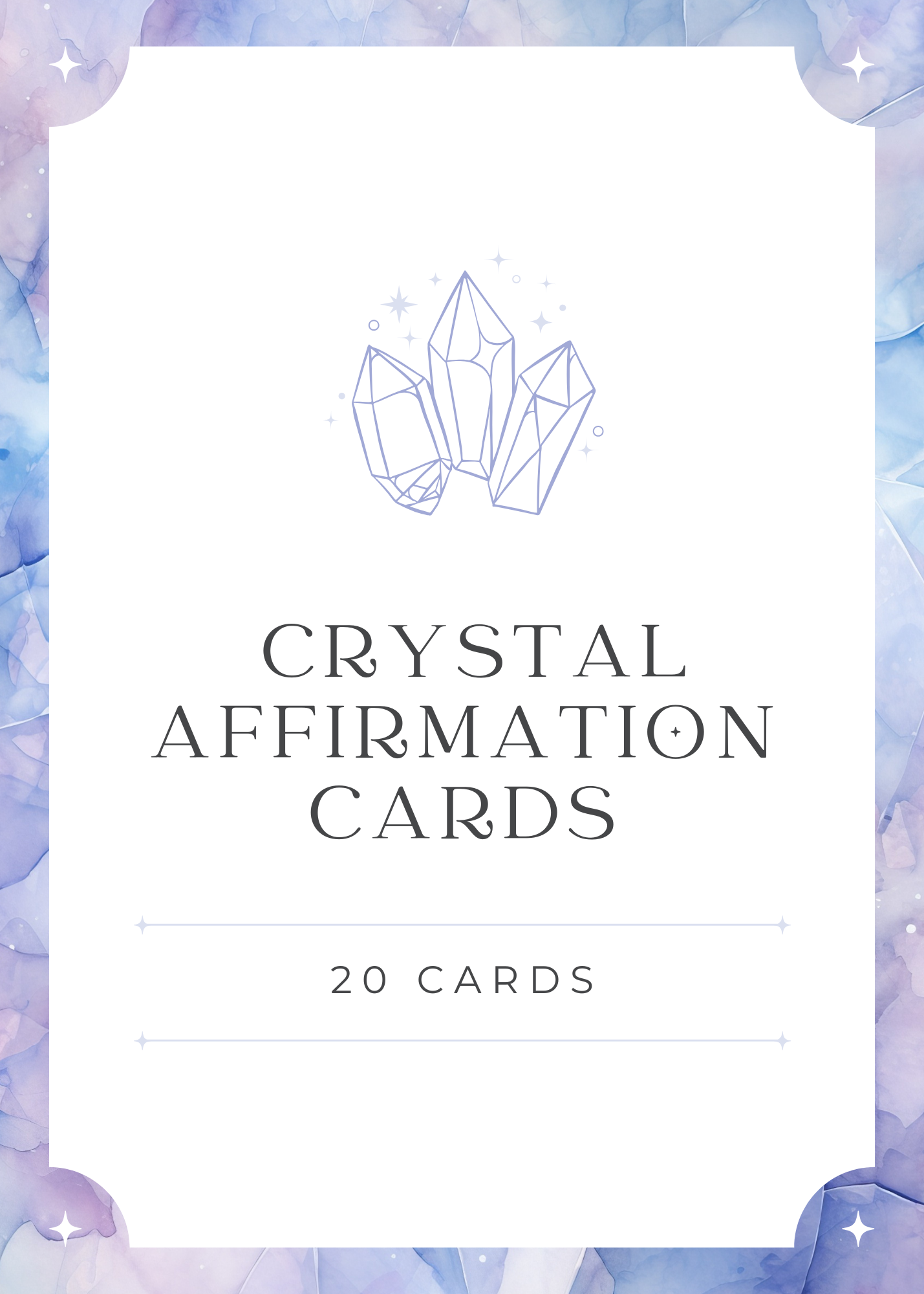 Crystal Affirmation Cards