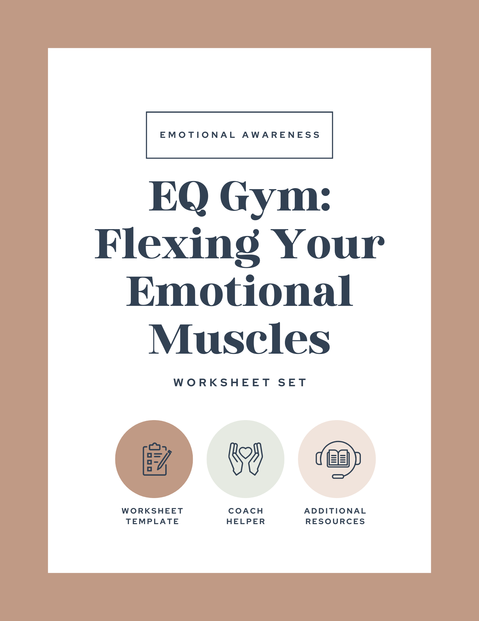 Emotional Awareness Worksheets Bundle 