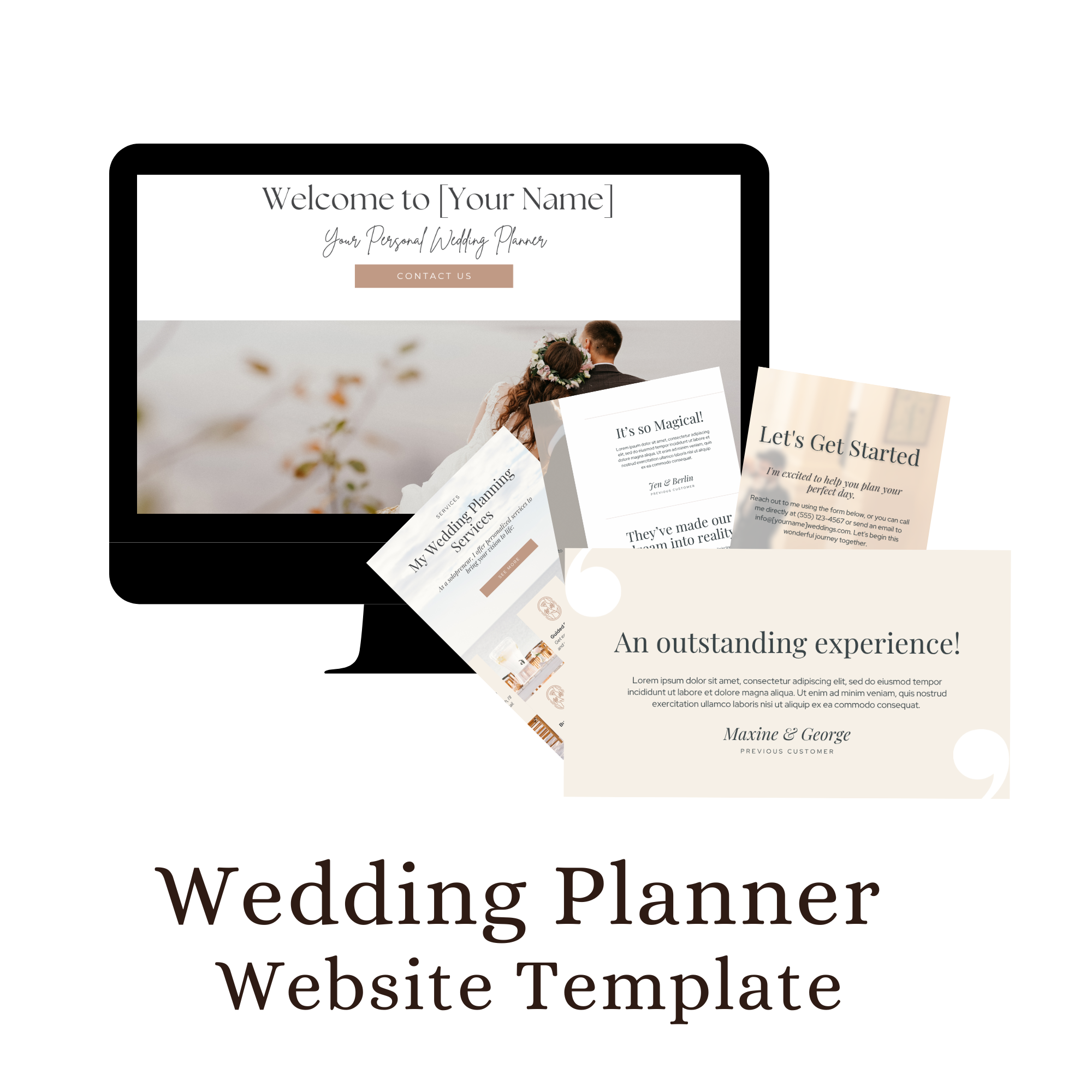 Wedding Planner Website Template