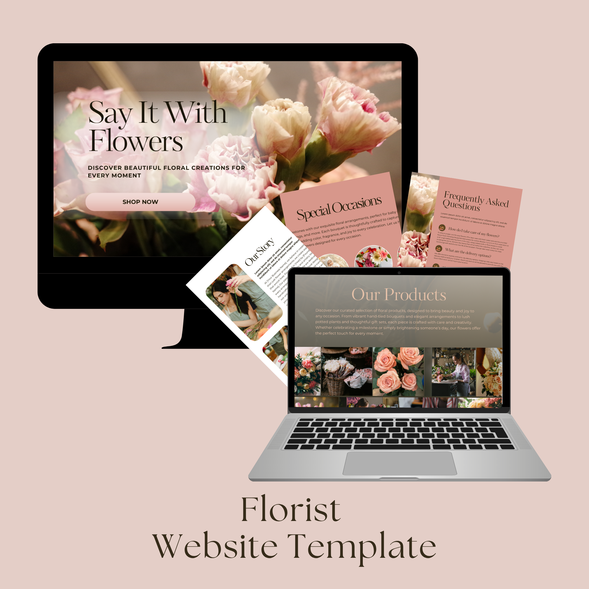 Florist Website Template 
