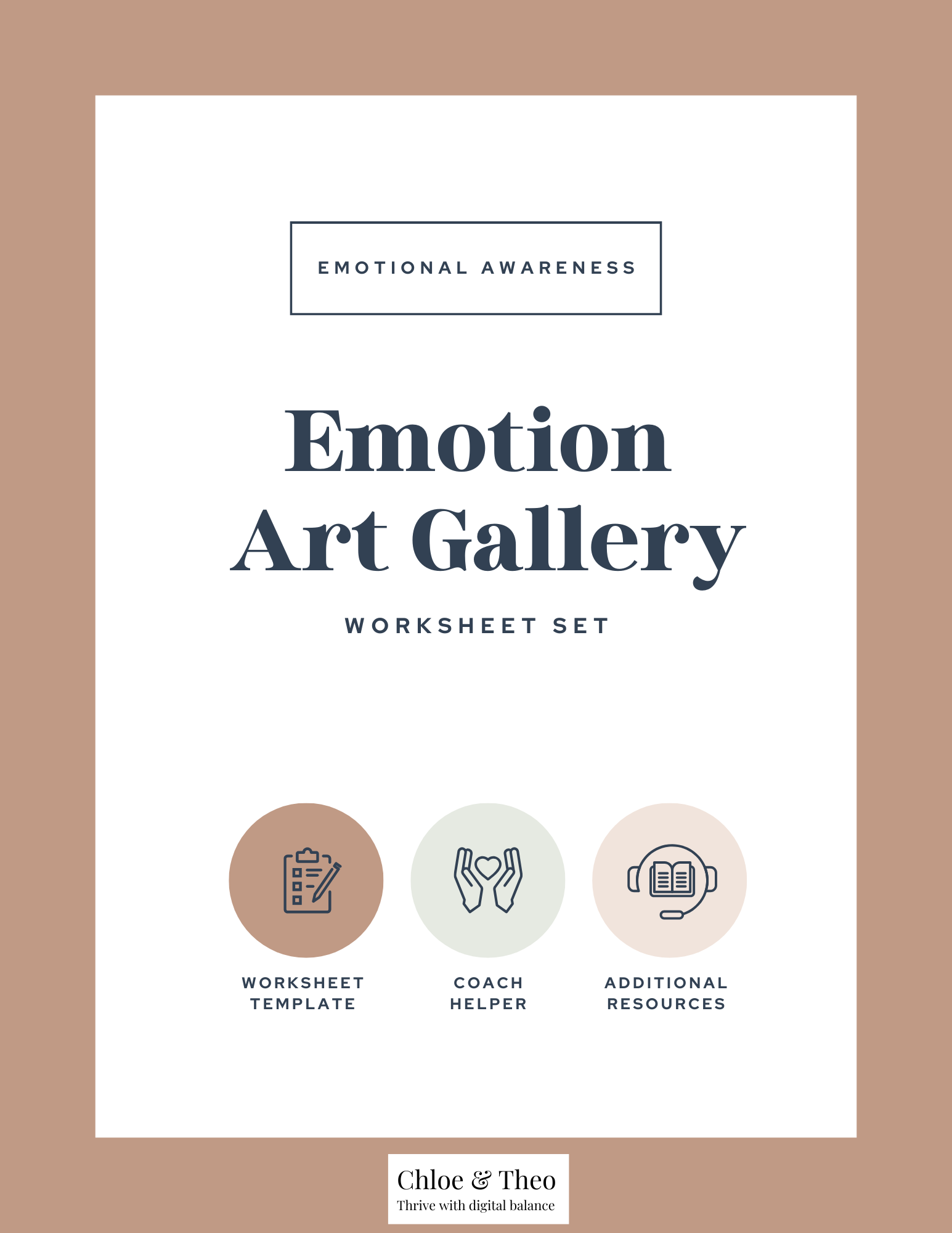 Emotional Awareness Worksheets Bundle 