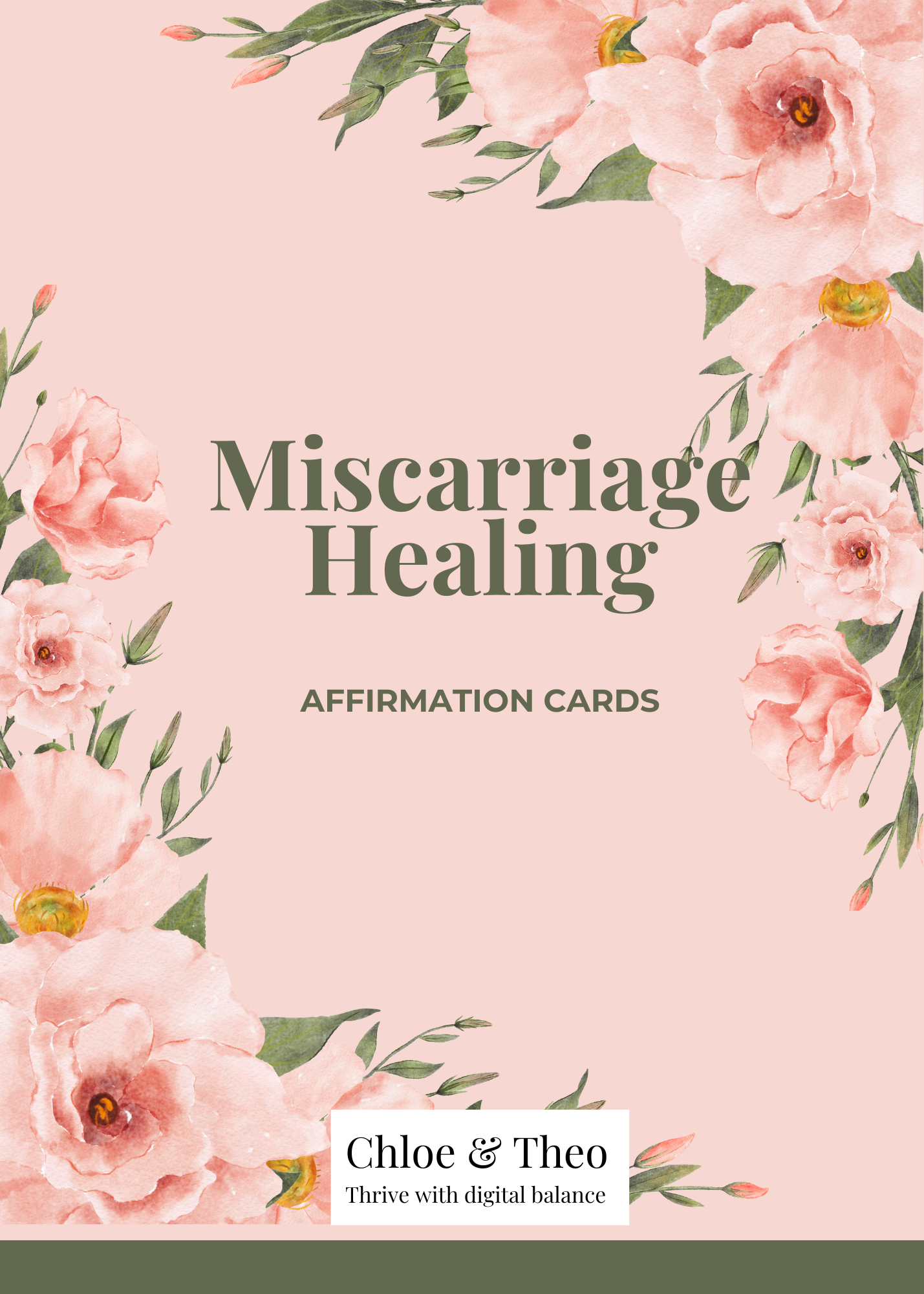 Miscarriage Healing Affirmation Cards