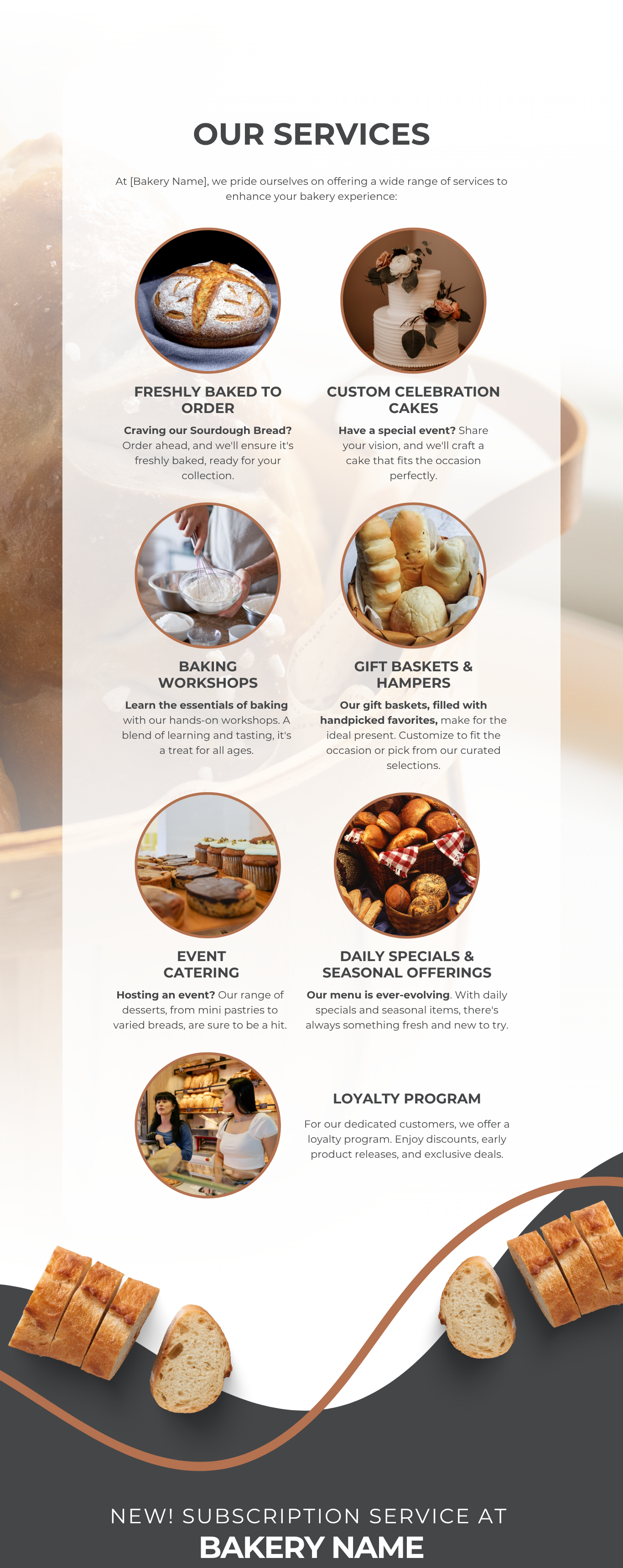 Bakery Website Template 