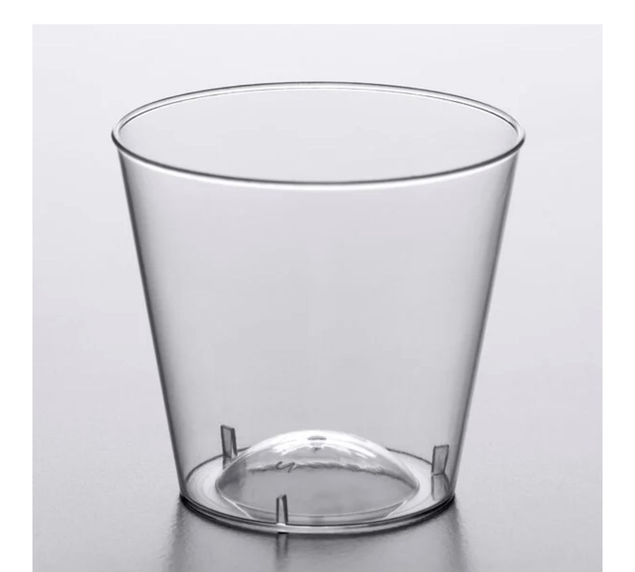 Choice 1 oz. Clear Plastic Shot Glass