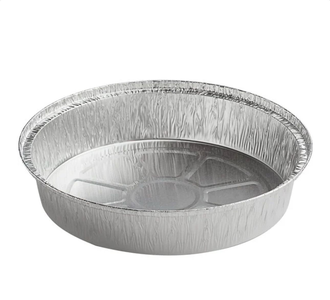 Choice 9 round standard weight foil take-out pan