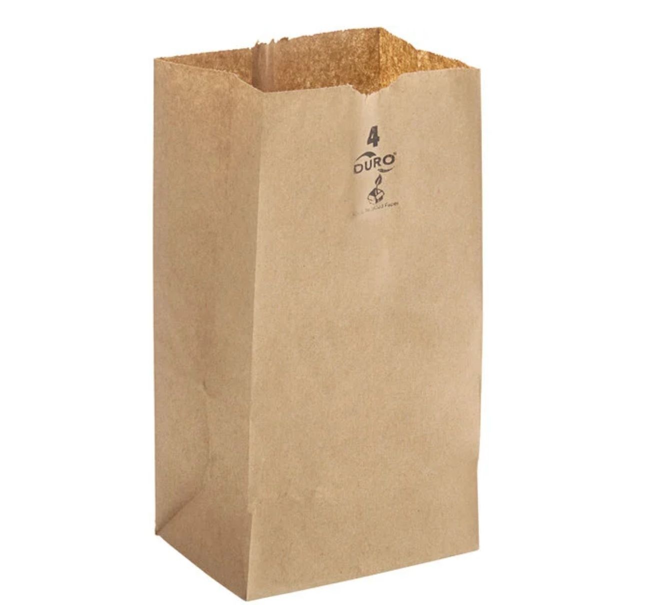 Duro 4 lb. Natural Kraft Paper Bag