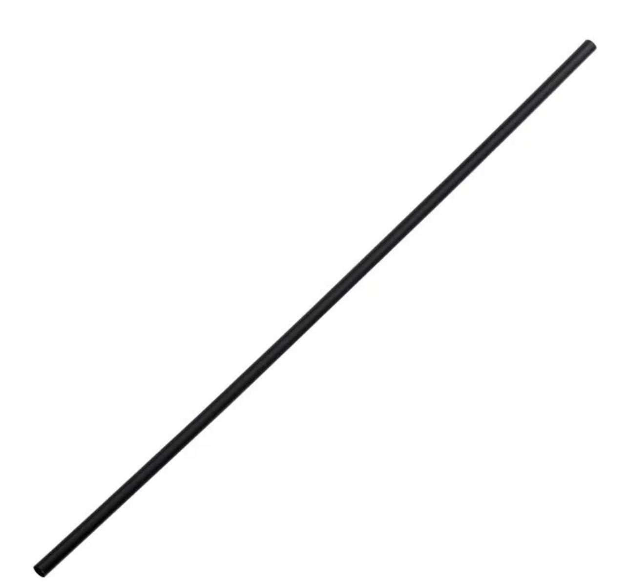Choice 7 78 Black Unwrapped Collins Straw