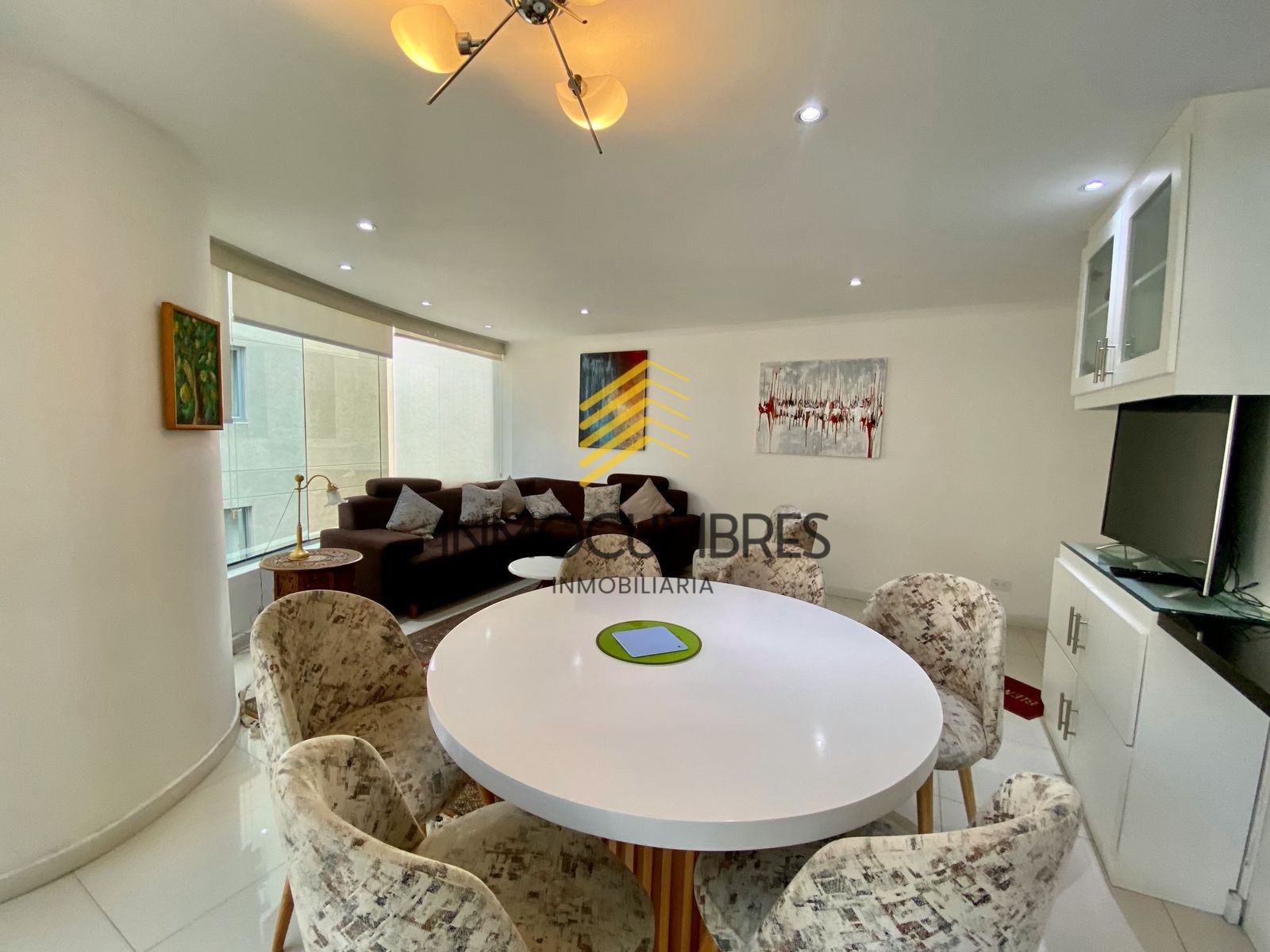 Departamento amoblado en renta, República Del Salvador 