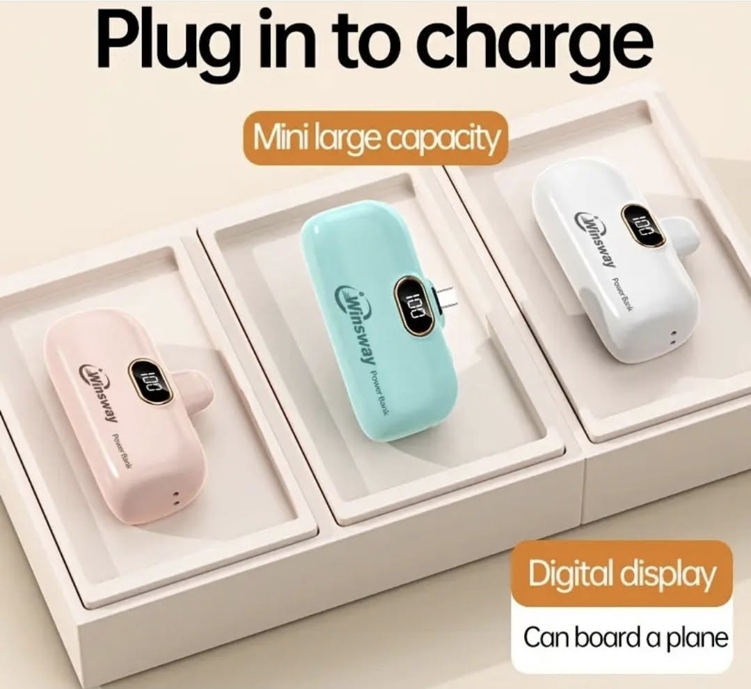 Winsway 5000mAh Type-C Mini Power Bank