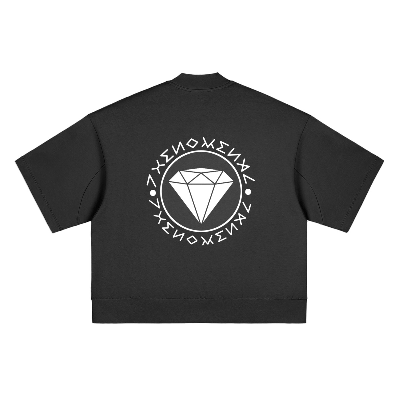 PHENOMENAL Heavyweight Oversized Mock Neck T-shirt