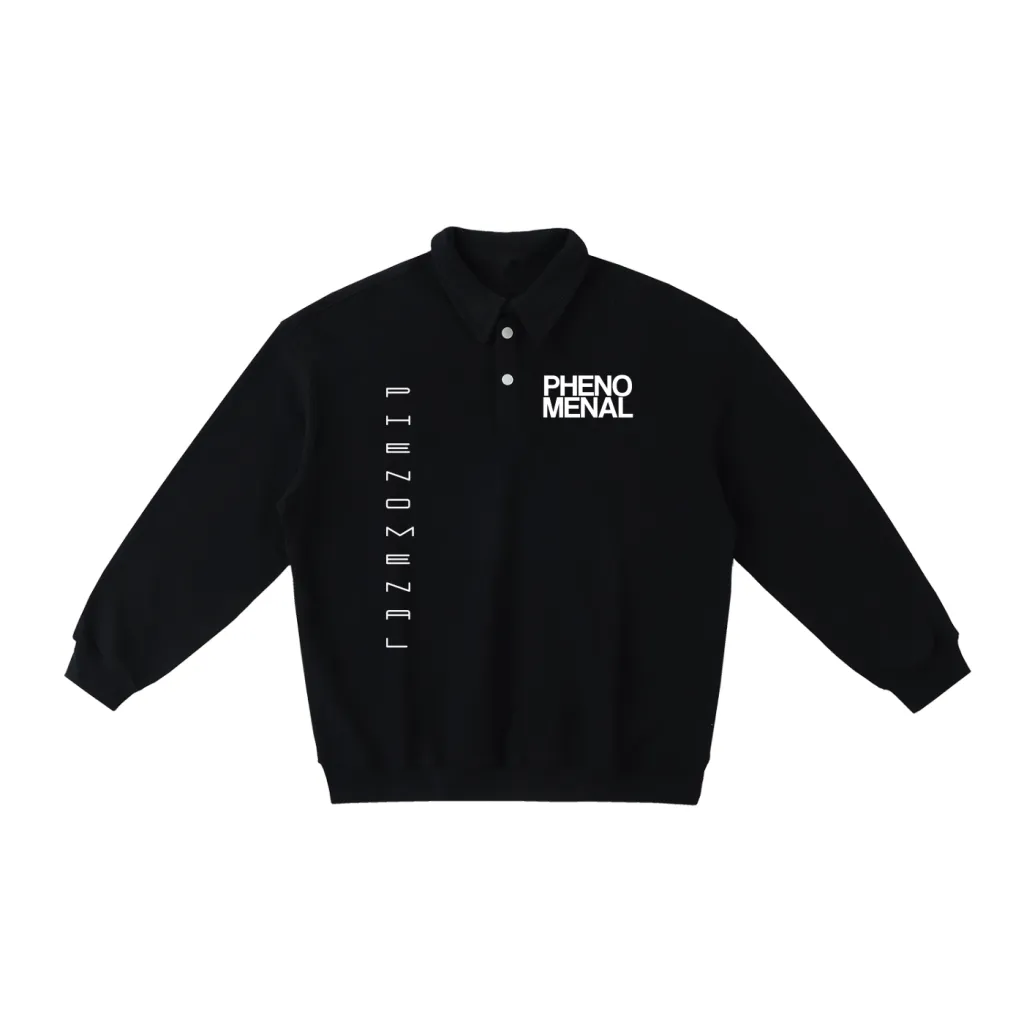 Phenomenal Black Polo Sweatshirt