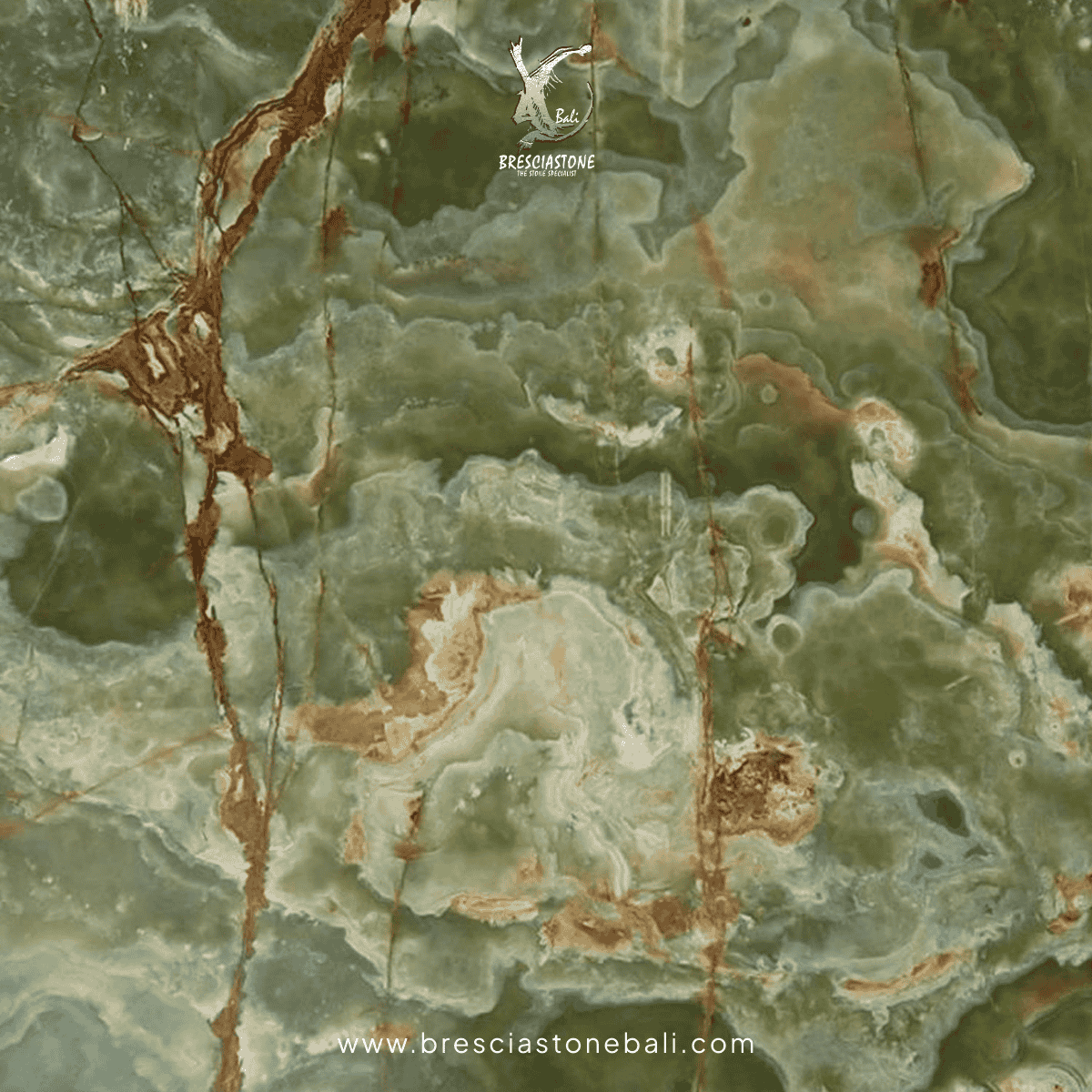 Onyx Green Slab 2.67 x 1.66