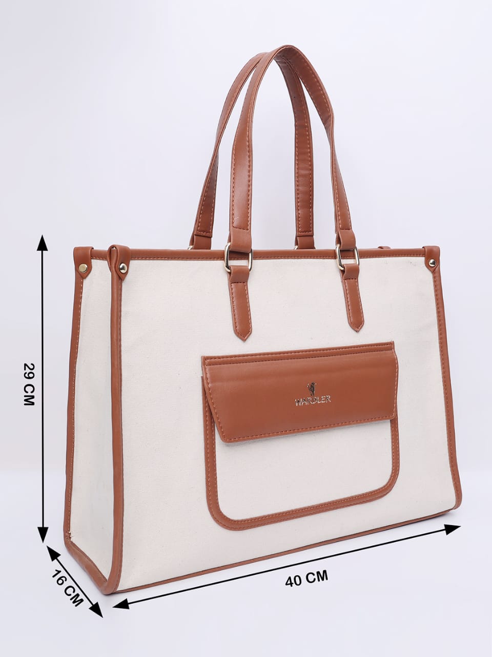 WARBLER Professional Canvas Tote Bag