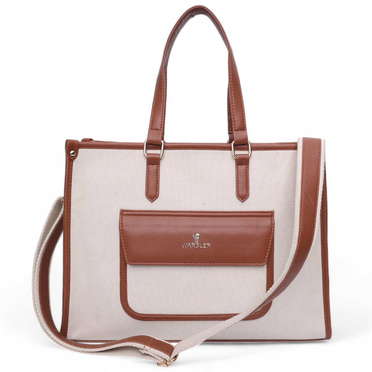 WARBLER Professional Canvas Tote Bag