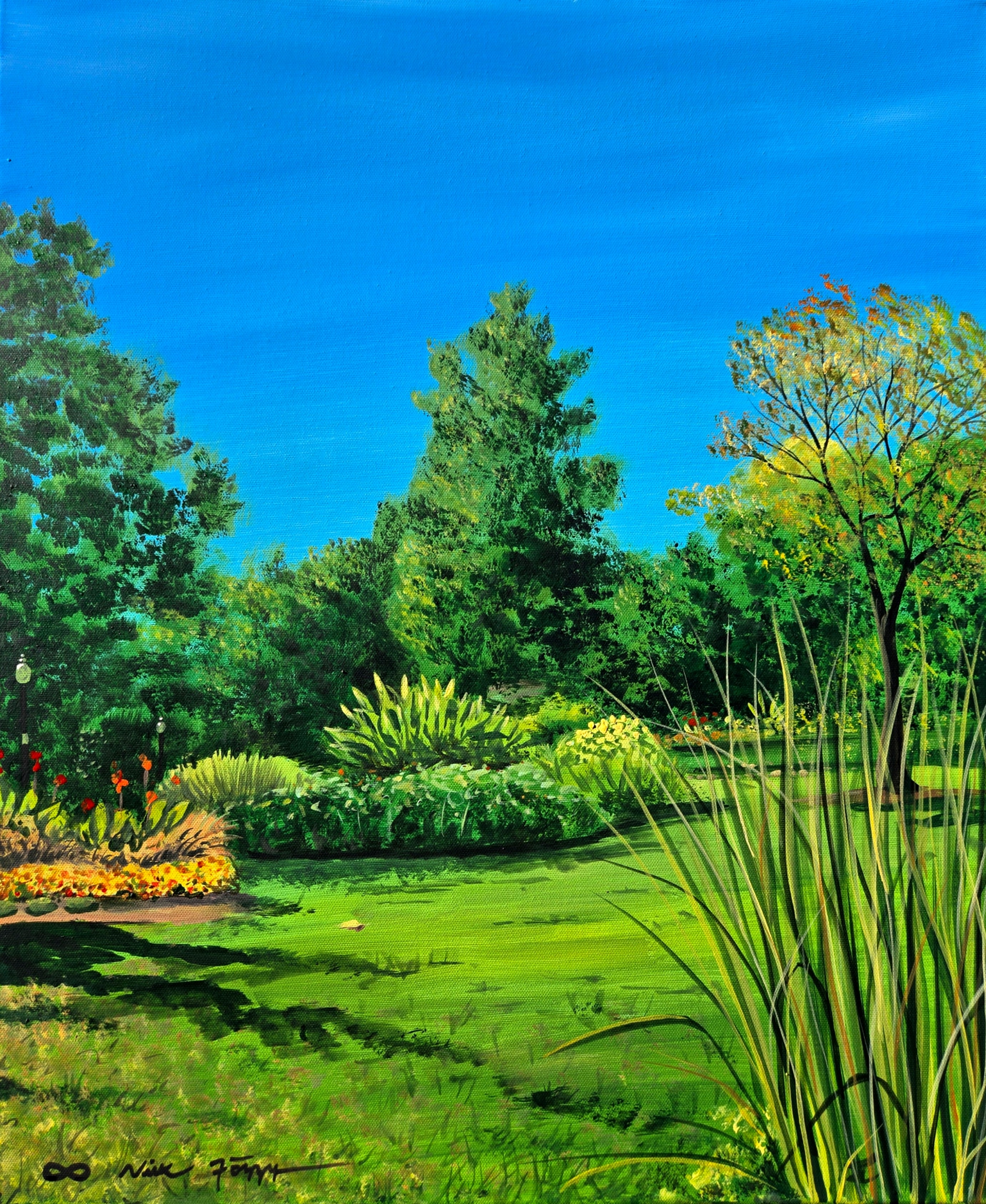 "Tower Grove Park" Live painted at Festival of Nations