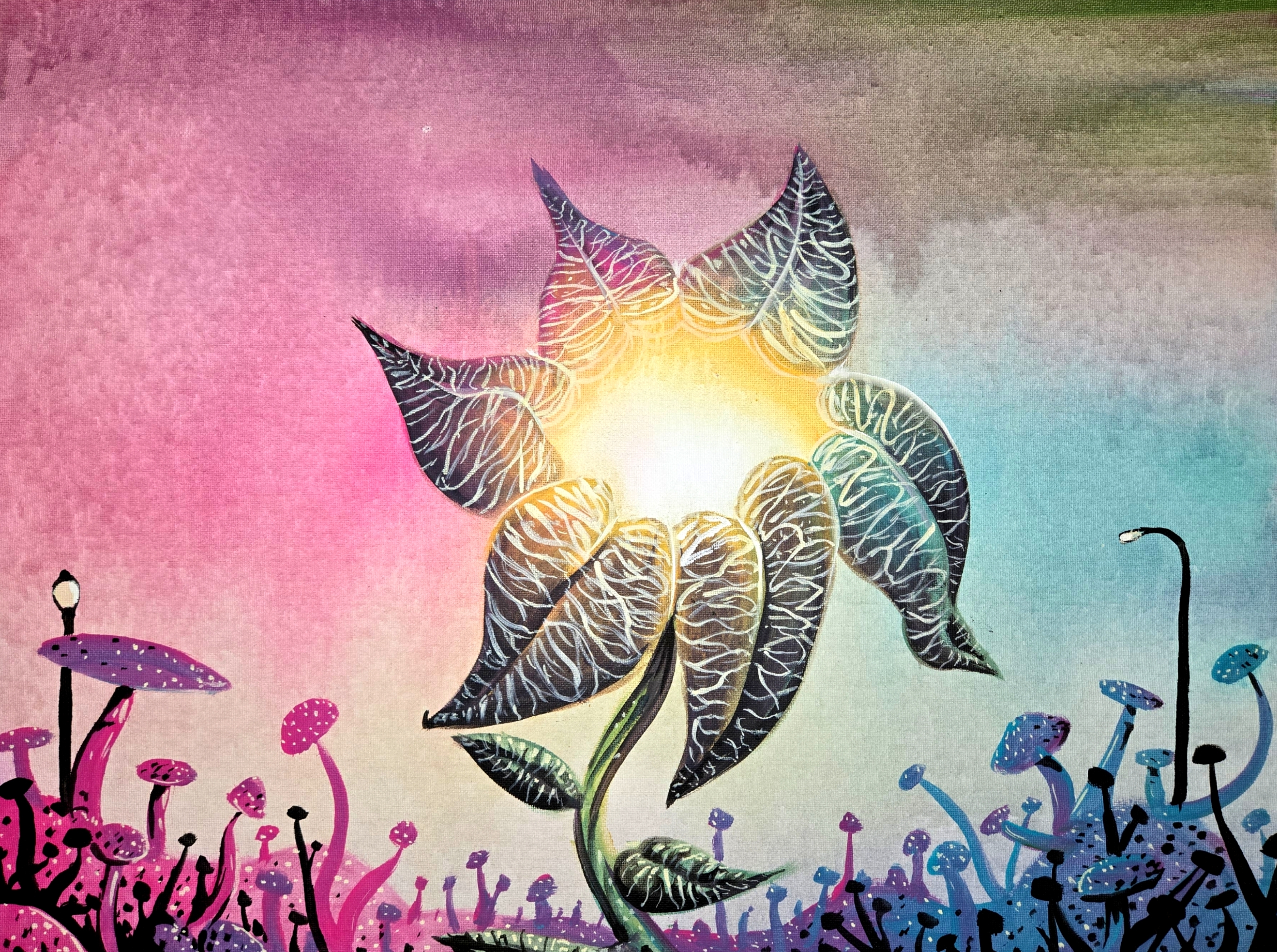 "Flowering Through Fungi Town"