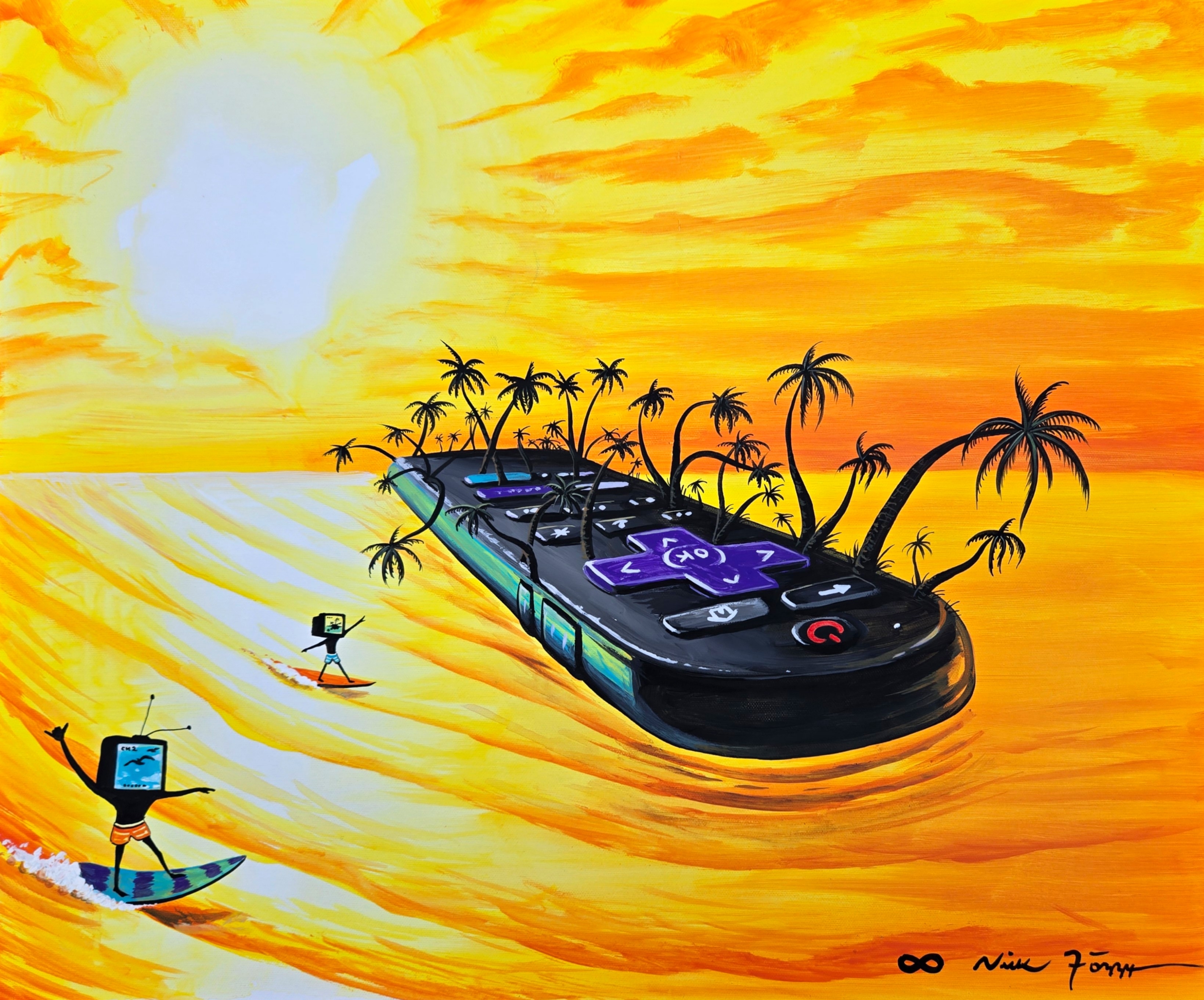 "Remote Island, Channel Surfing"