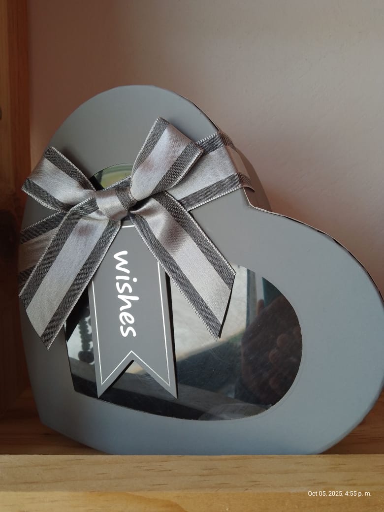 Caja de deseos en forma de corazón