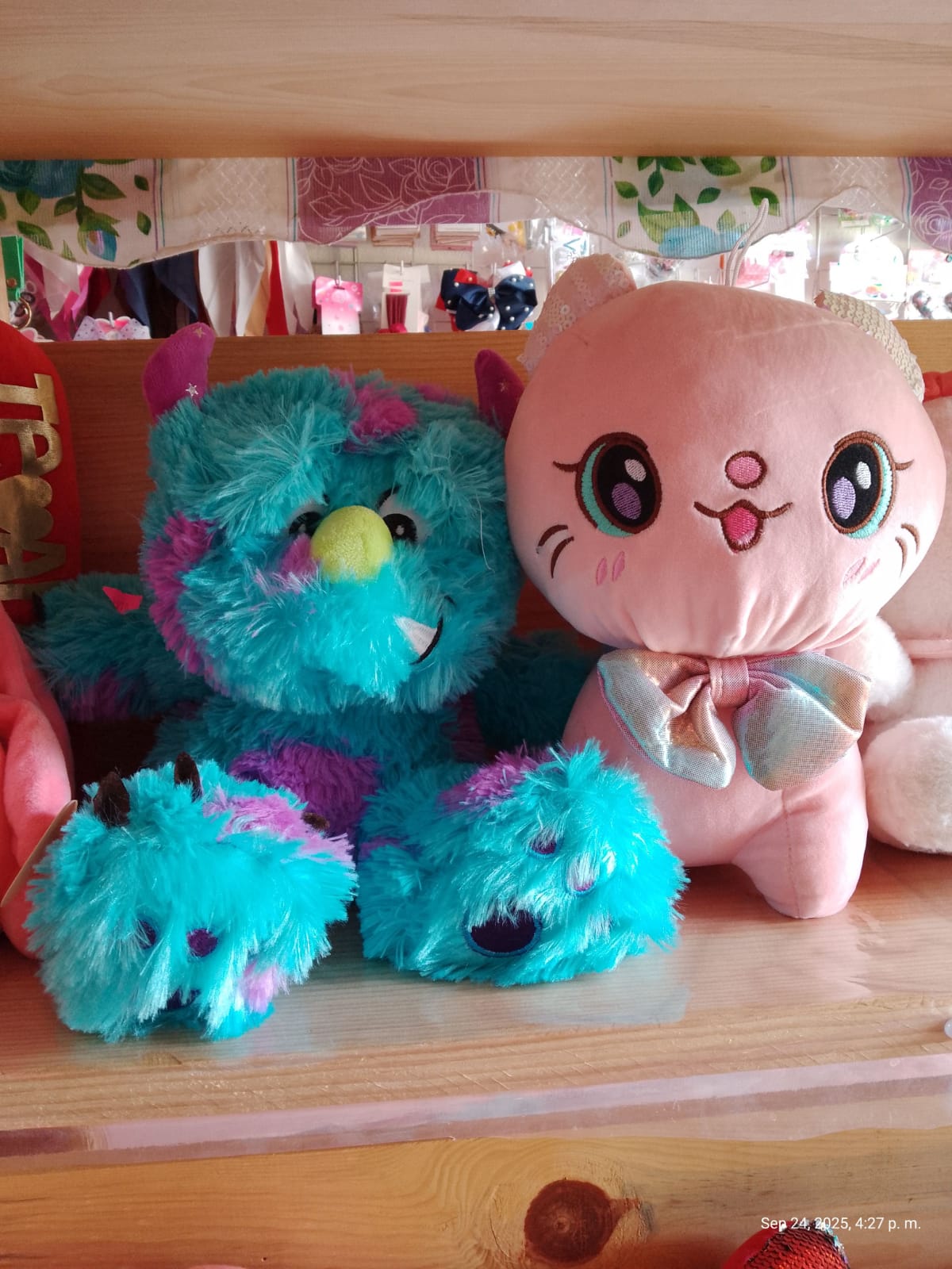 Peluches monstruo azul