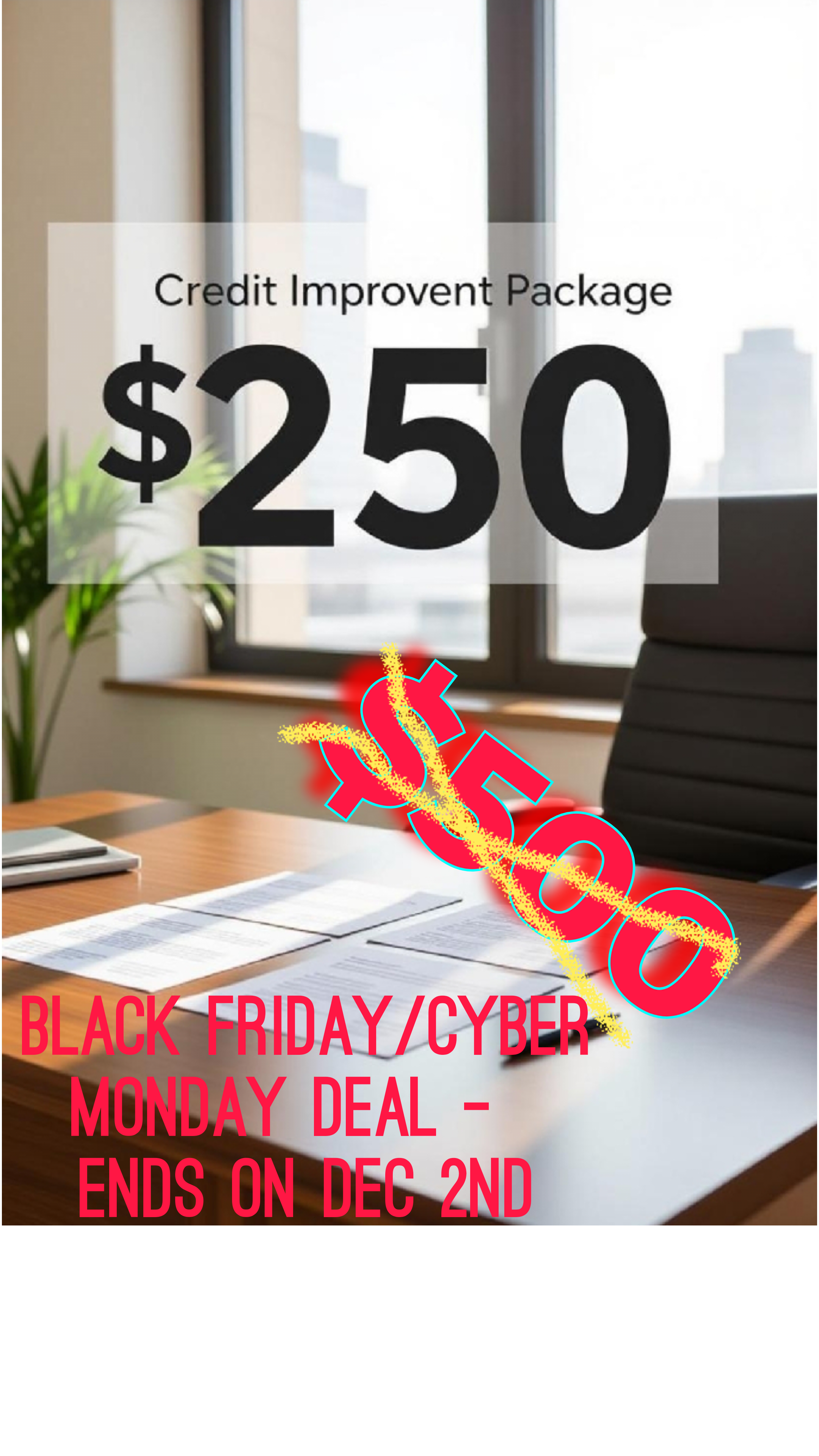 Credit Improvement Assistance Package of 10 letters -Promotion