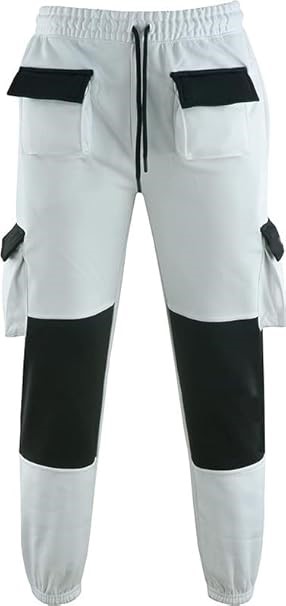 Zyvron Luxury Hi-Vis Fleece Cargo Work Trousers Joggers