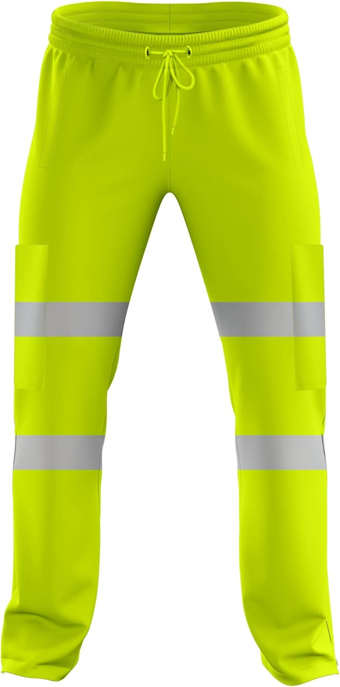 Zyvron Hi-Vis Safety Work Trousers / Reflective Jogger Pants