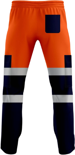 Zyvron Hi-Vis 2-Tone Reflective Jogging Work Trousers