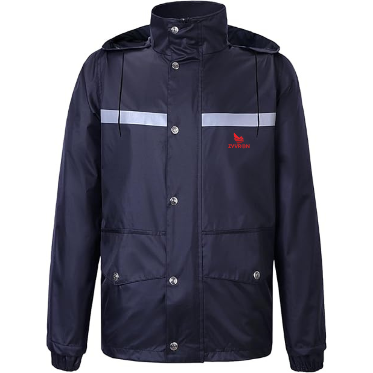 ZYVRON Premium Reflective Waterproof Rain Suit 