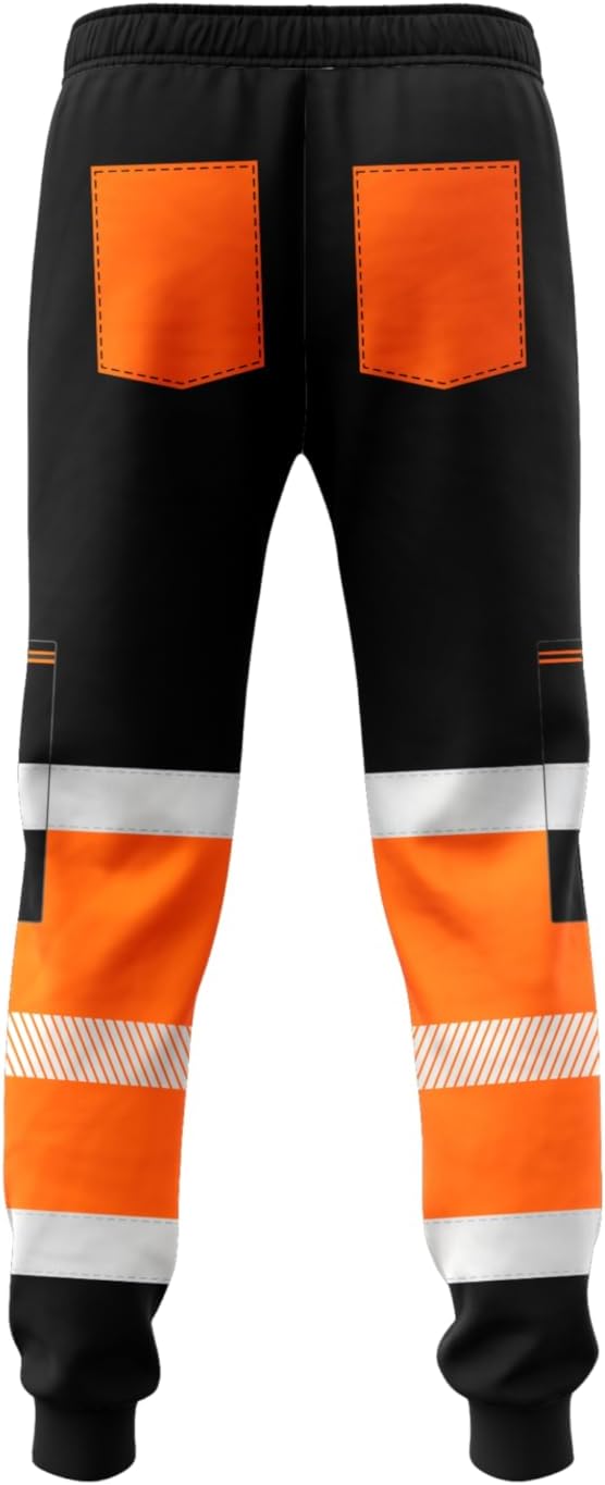 Zyvron Hi-Vis Safety Work Trousers / Reflective Jogger Pants