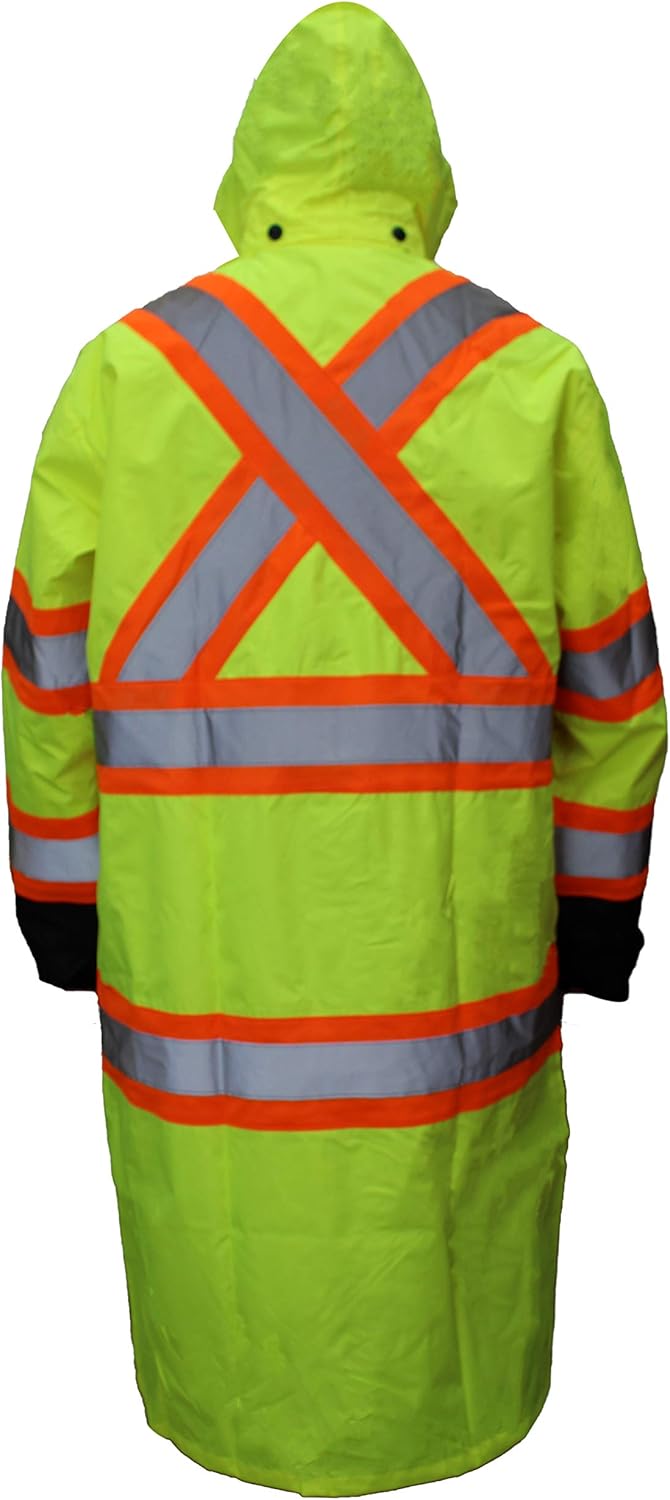 Zyvron Safety X-Pattern High Visibility Rain Suit