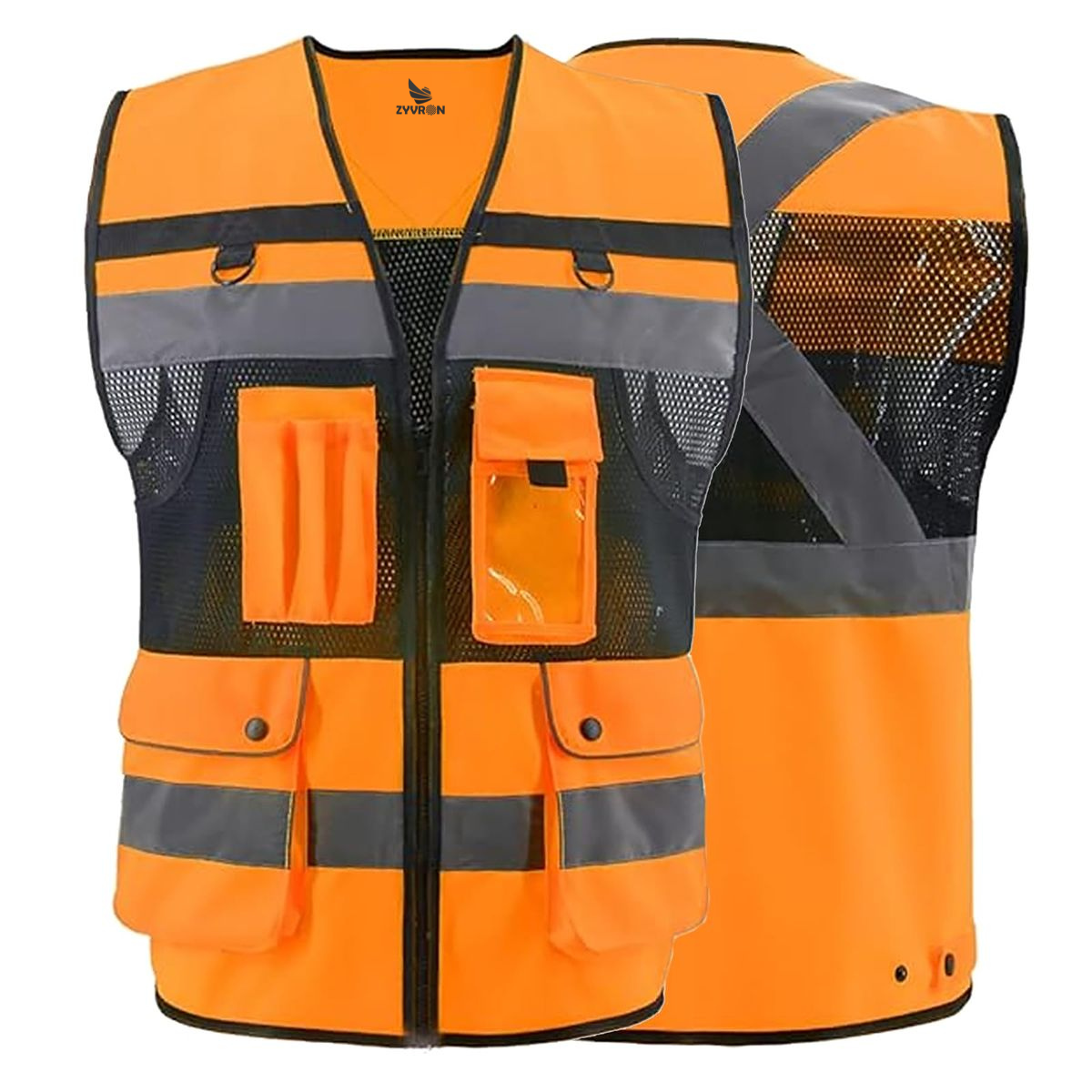 Zyvron Modern High-Visibility Safety Vest