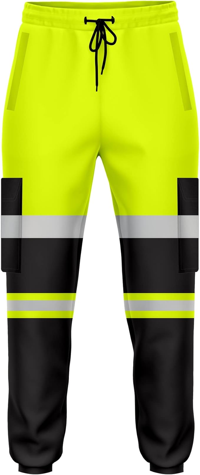 Zyvron Hi-Vis 2-Tone Reflective Jogging Work Trousers
