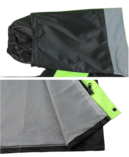 ZYVRON Premium Hi-Visibility Waterproof Rain Suit 
