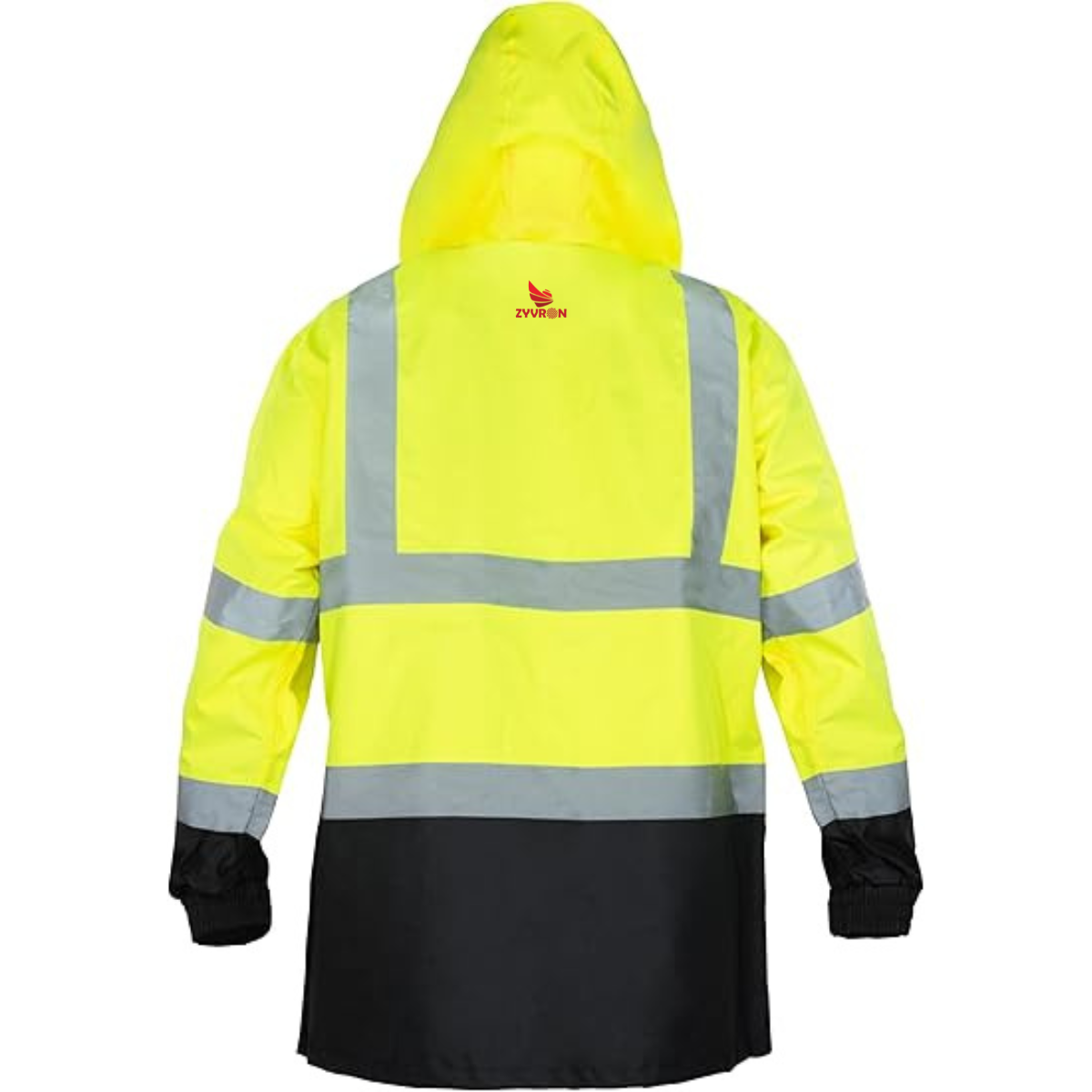 ZYVRON Ironwear Hi-Visibility 2-Piece Rain Suit - Machine Wash