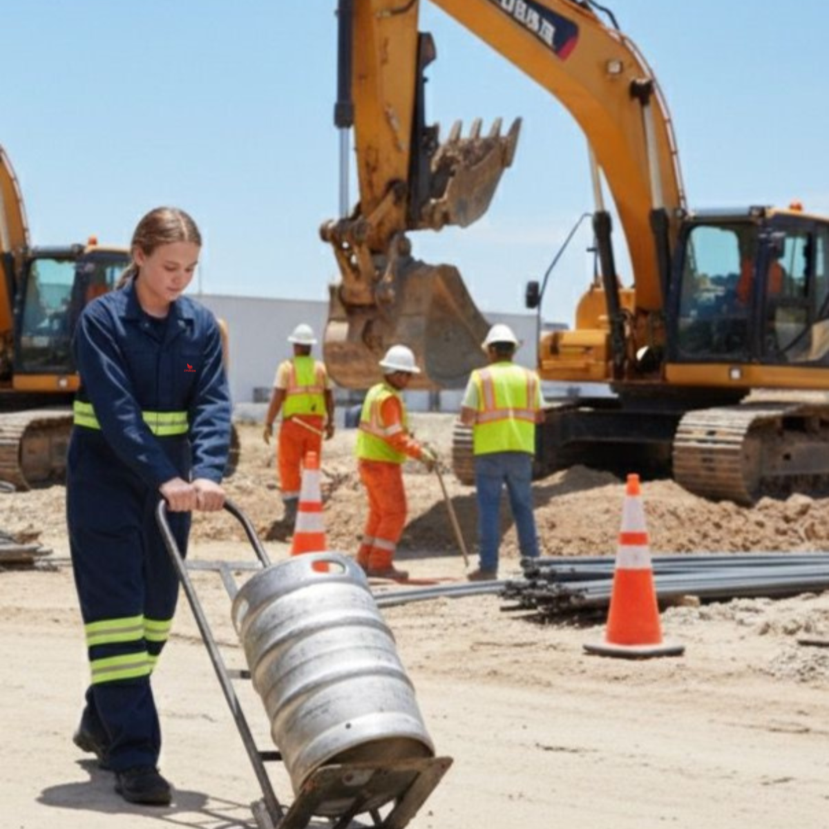 Zyvron Enhanced Visibility Twill Action Back Coverall