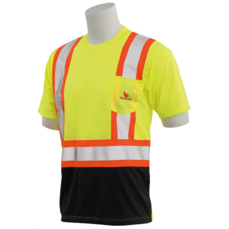 Zyvron Hi Vis Short Sleeve T-Shirt with Contrasting Trim