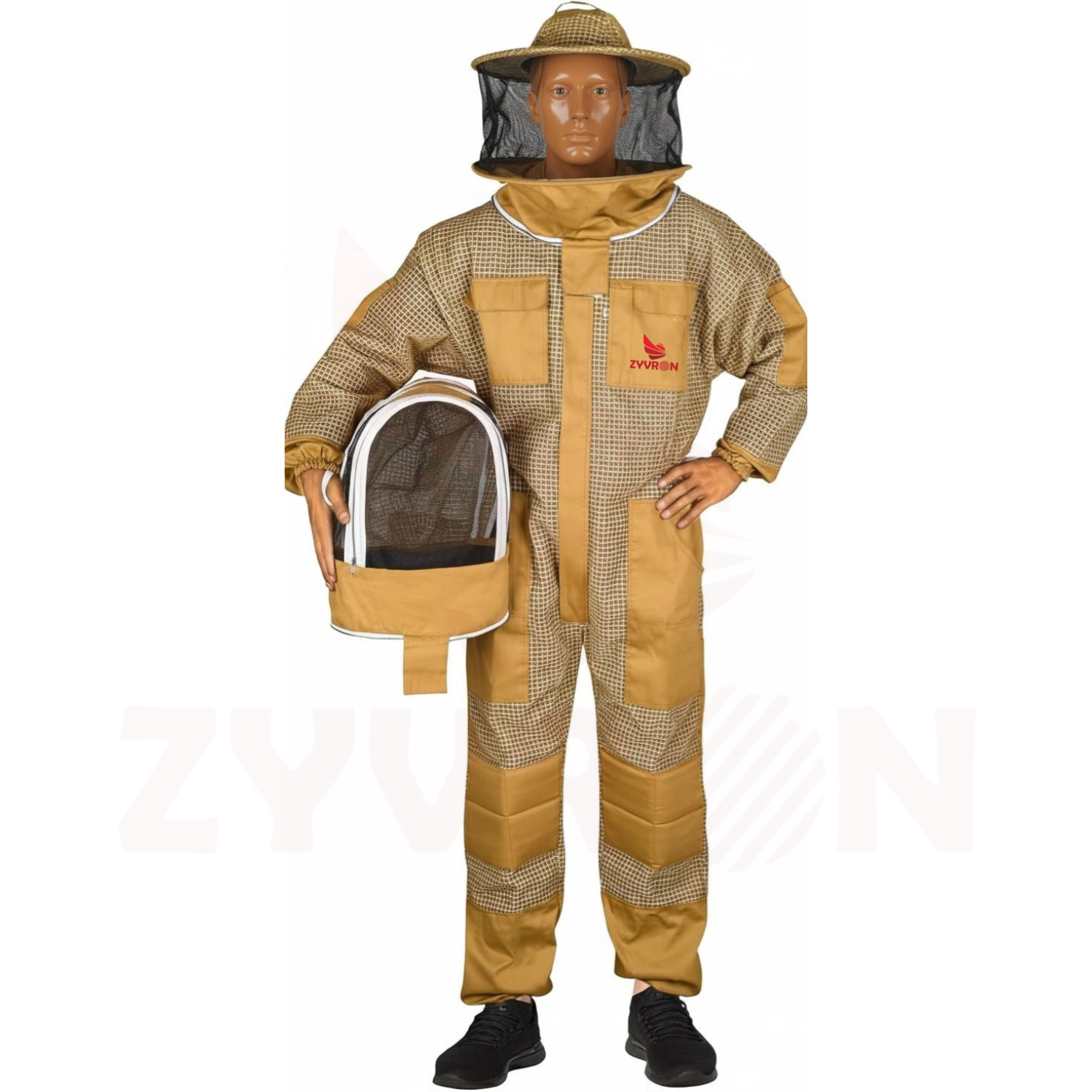 Zyvron Premium 3-Layer Beekeeping Suit – Ultimate Protection & Comfort