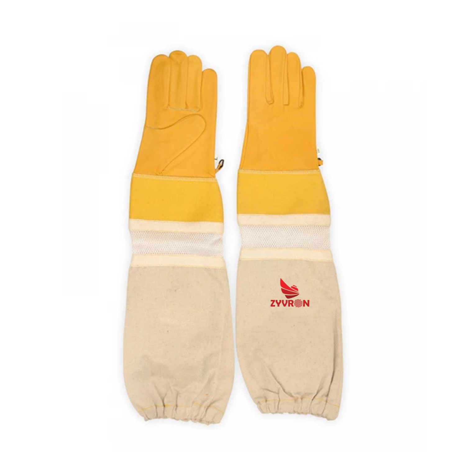 Zyvron Three-Layer Cotton & Ventilated Beekeeping Gloves