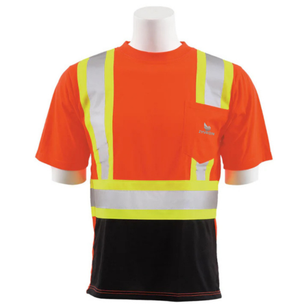 Zyvron Hi Vis Short Sleeve T-Shirt with Contrasting Trim