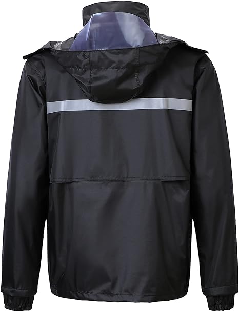 ZYVRON Premium Reflective Waterproof Rain Suit 