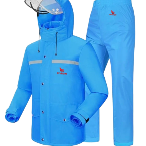 ZYVRON All-Sport Waterproof Rain Suit – Breathable Anti-Storm Jacket & Trouser Set (Unisex)