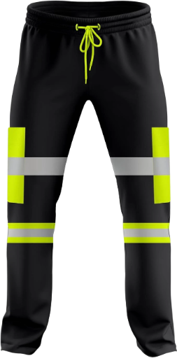 Zyvron Hi-Vis 2-Tone Reflective Jogging Work Trousers