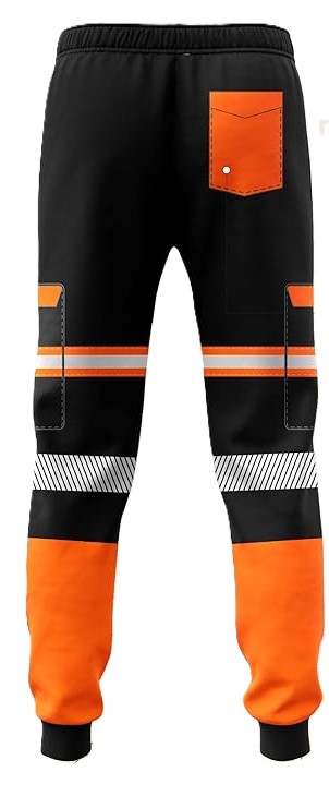 Zyvron Hi-Vis Safety Work Trousers / Reflective Jogger Pants