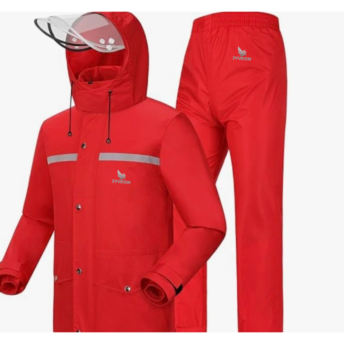 ZYVRON All-Sport Waterproof Rain Suit – Breathable Anti-Storm Jacket & Trouser Set (Unisex)