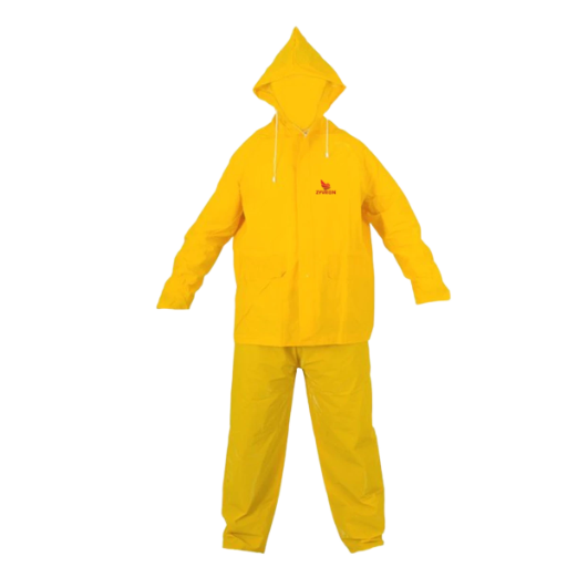 ZYVRON Heavy-Duty PVC Rain Suit