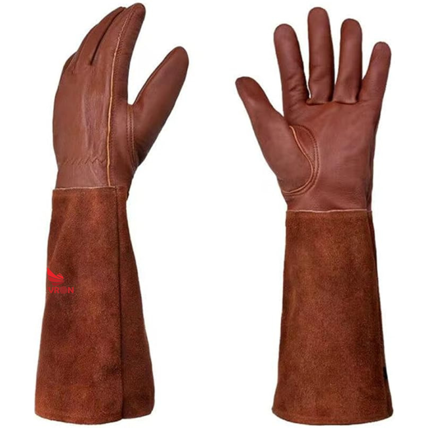 Rose Pruning Gloves – Long Leather Gauntlet
