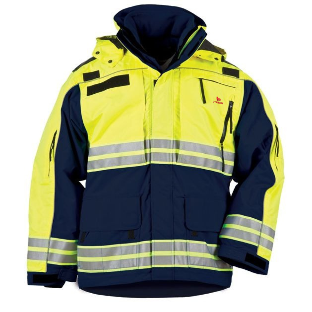 Zyvron Premium Rescue & Tactical High-Visibility Parka Jacket