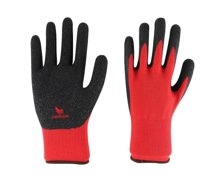 Wrinkle Latex Coated Work Gloves