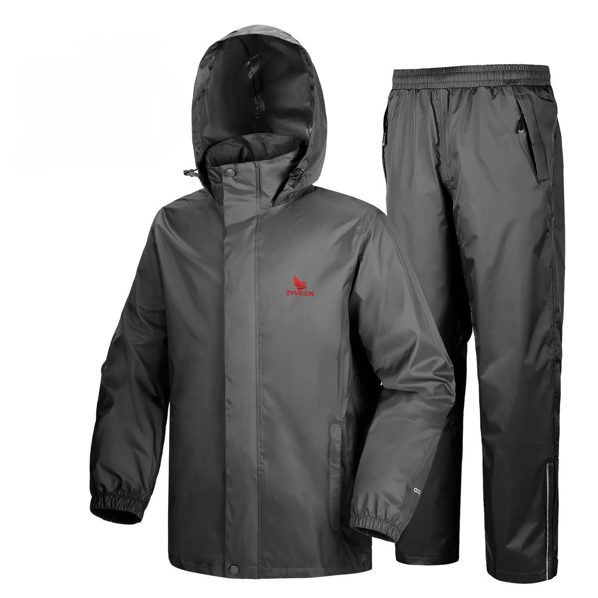 ZYVRON Men’s Premium Packable Waterproof Rain Suit